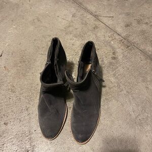 Dolce Vita Gray Ankle Boots